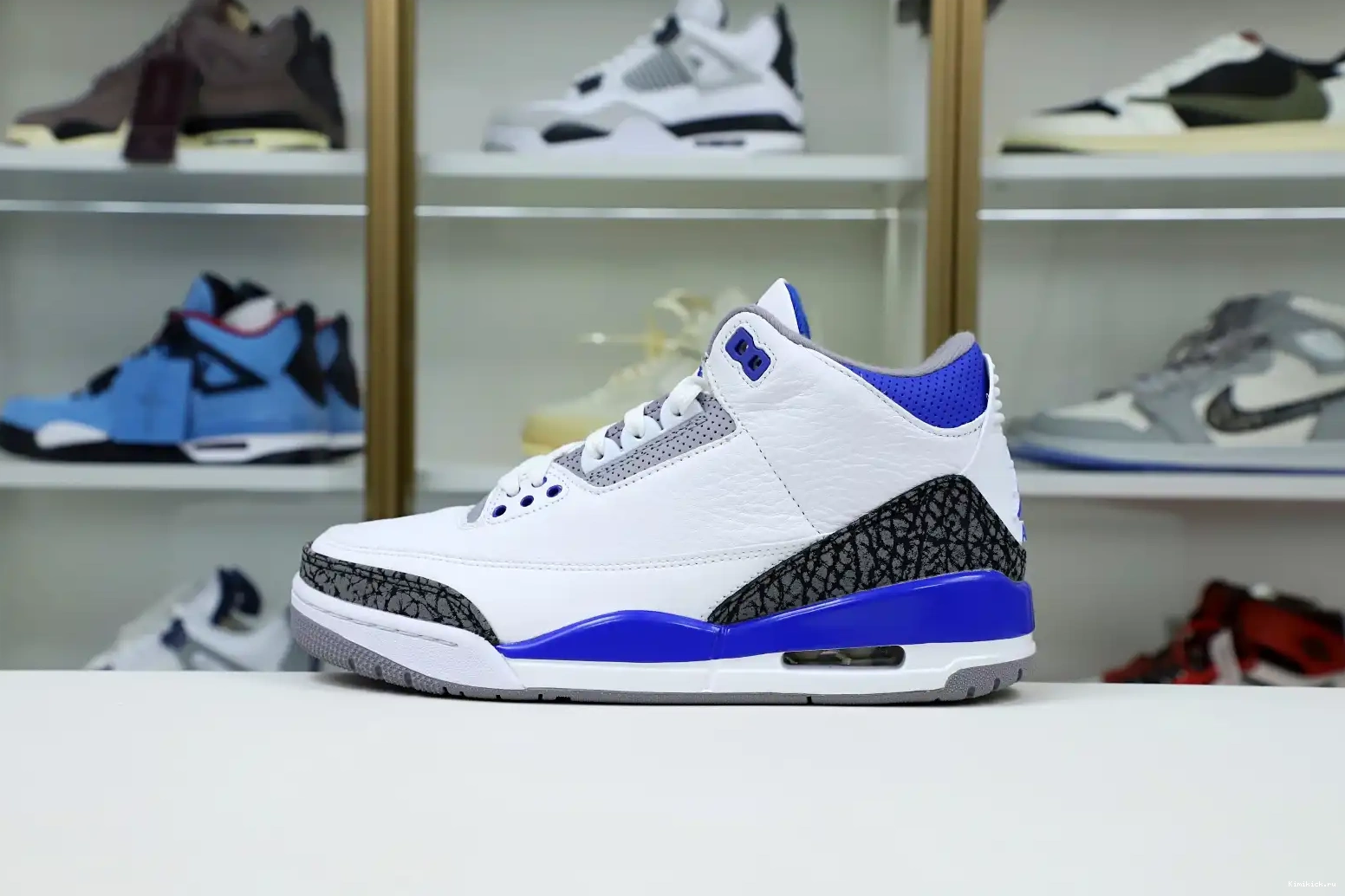 AIR JORDAN 3 RETRO 'RACER BLUE' Kimikick 0603